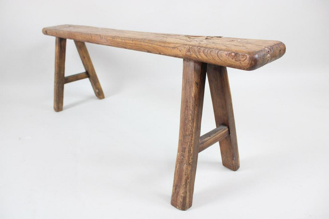 Primitive Industrial Cobbler Style Bench, Country Farm House (1 of 9)