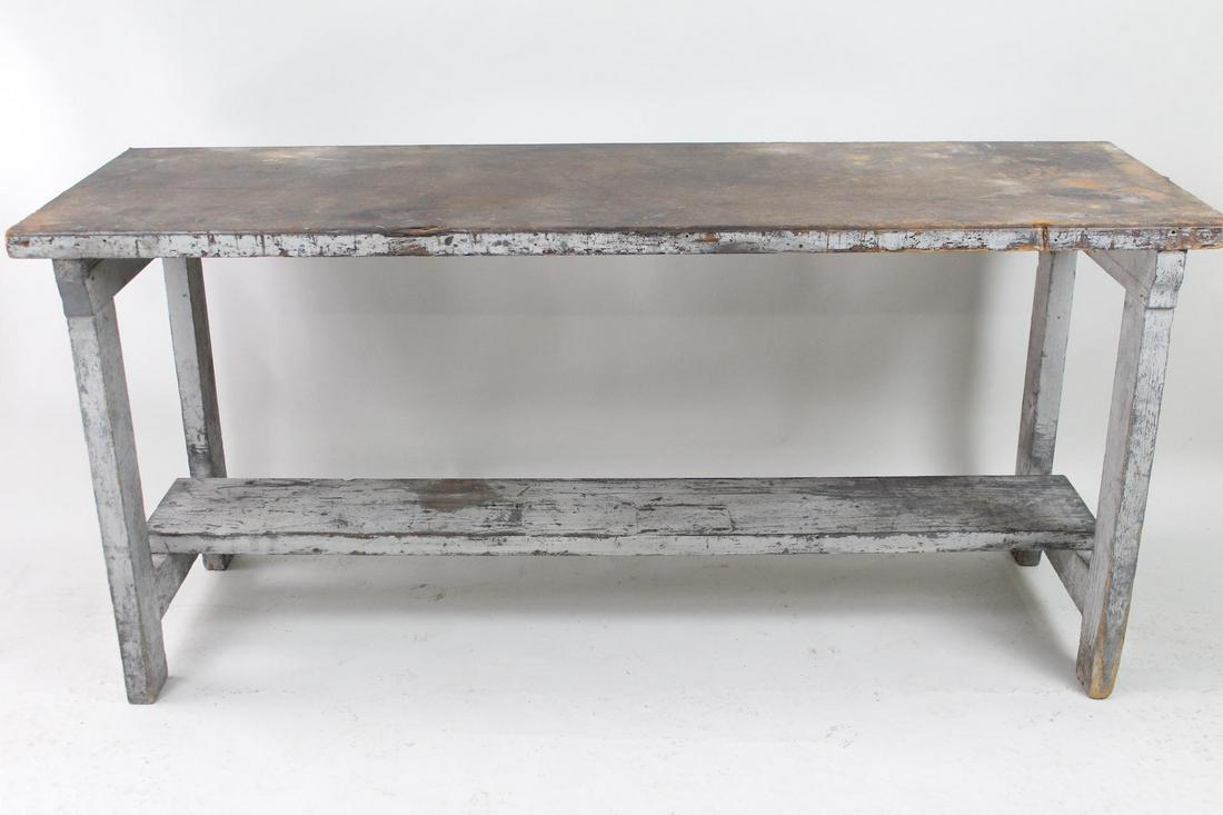 Industrial Woodworking Bench Table Composite Wood Top (1 of 11)