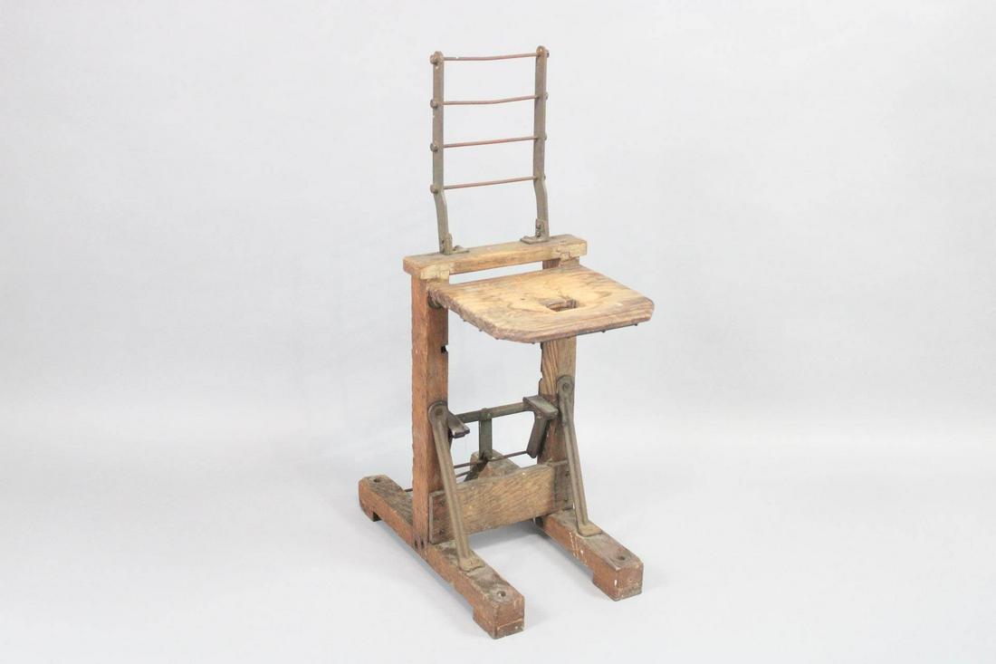 Unique Industrial Primitive Found Object Art Chair (1 of 8)