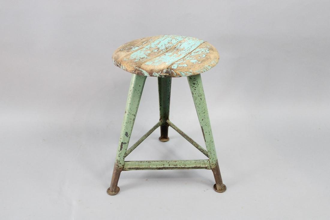 Rowac Style Bauhaus Industrial Factory Stool (1 of 9)