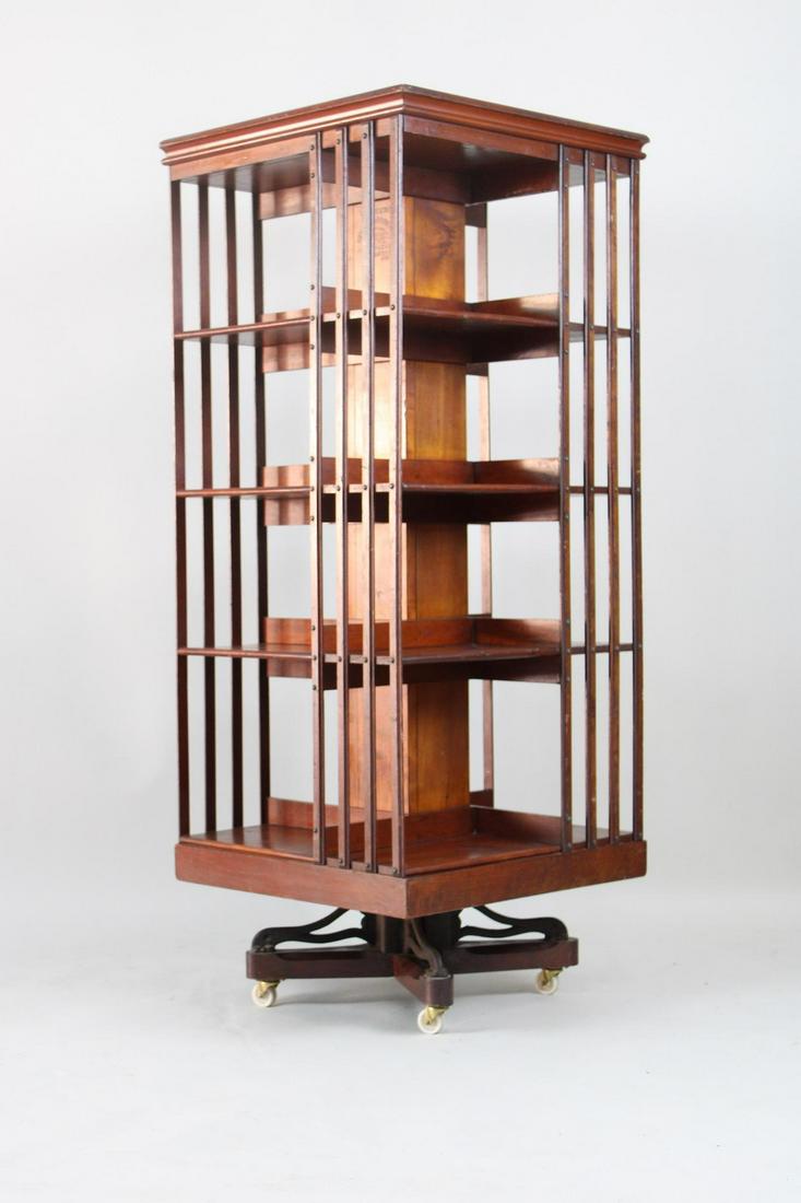 Antique Danner's Revolving Bookcase, 1877 (1 of 14)