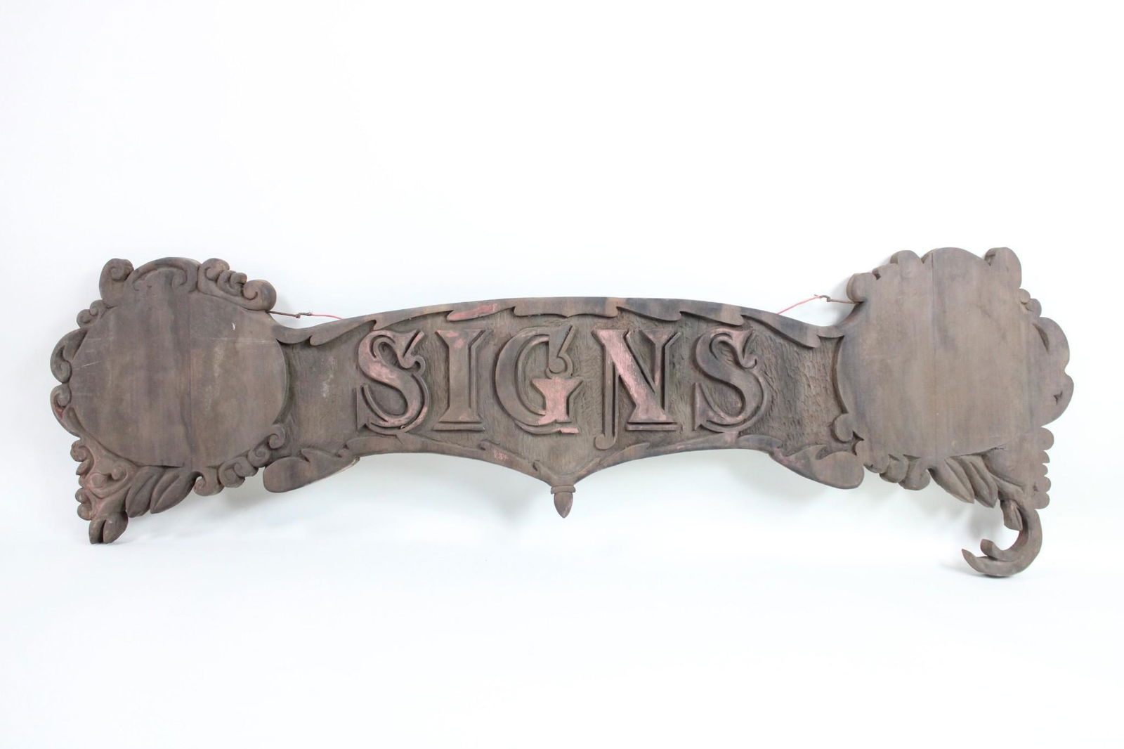 Art Nouveau Carved Trade Sign for a Sign Maker Shop (1 of 8)