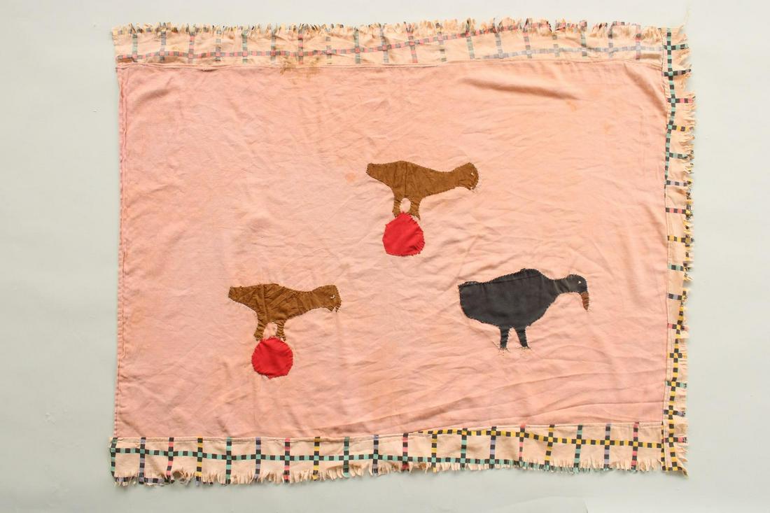 Fante Asafo Flag, Three Birds, Early-Mid-20th C. Ghana, 61 of 107 (1 of 9)