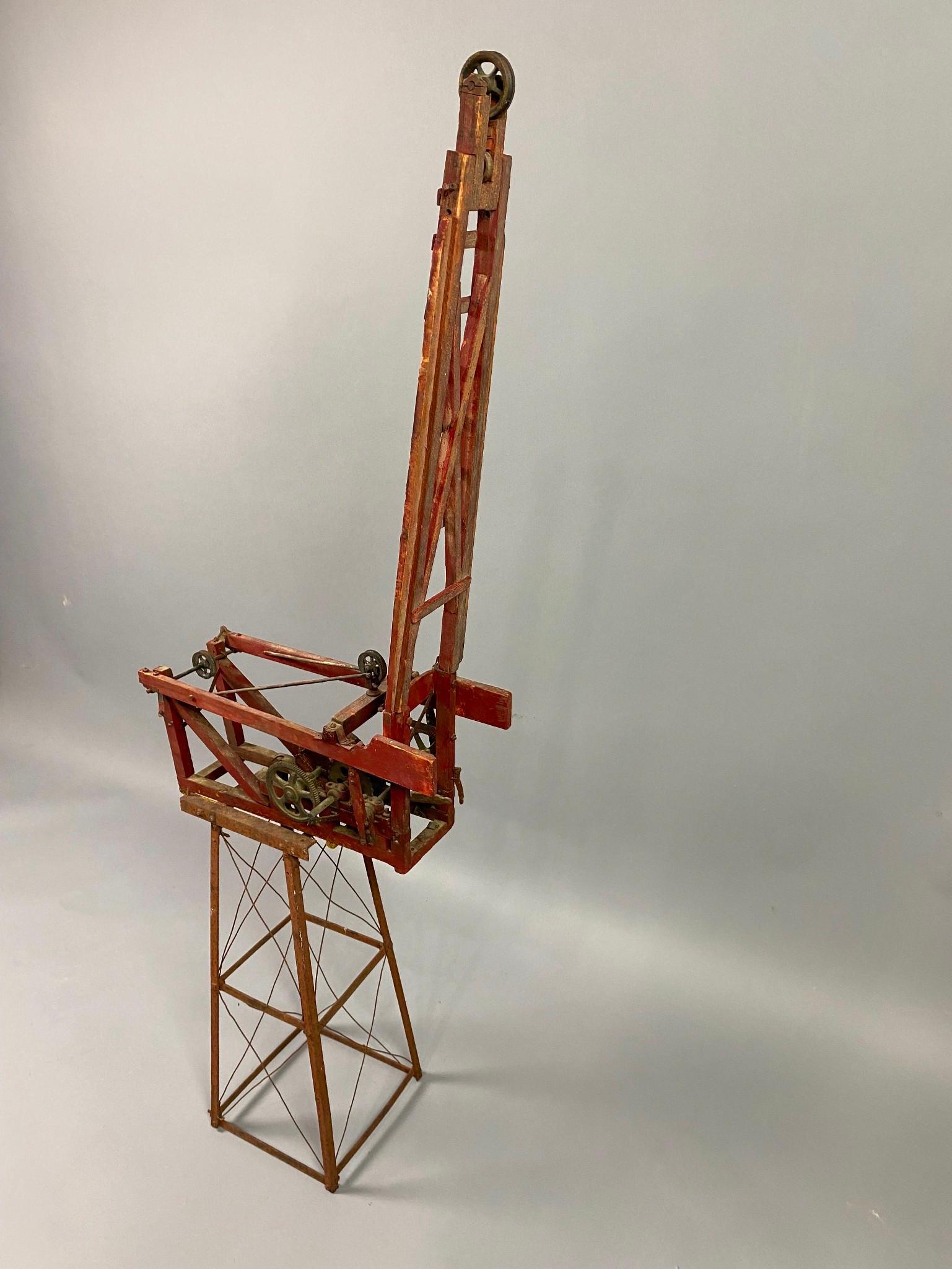 Antique Patent Model of Crane/Oil Rig (1 of 19)