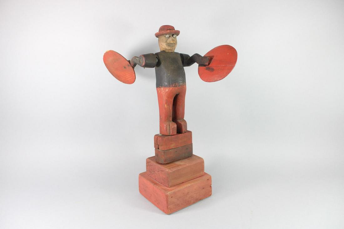 Folk Art Martin Strand Wood Spinner Whirligig (1 of 14)