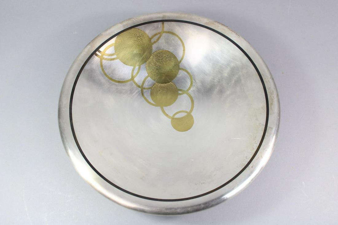 Bauhaus Mixed Metal Bowl, Fritz Breuhaus de Groot for WMF (1 of 14)