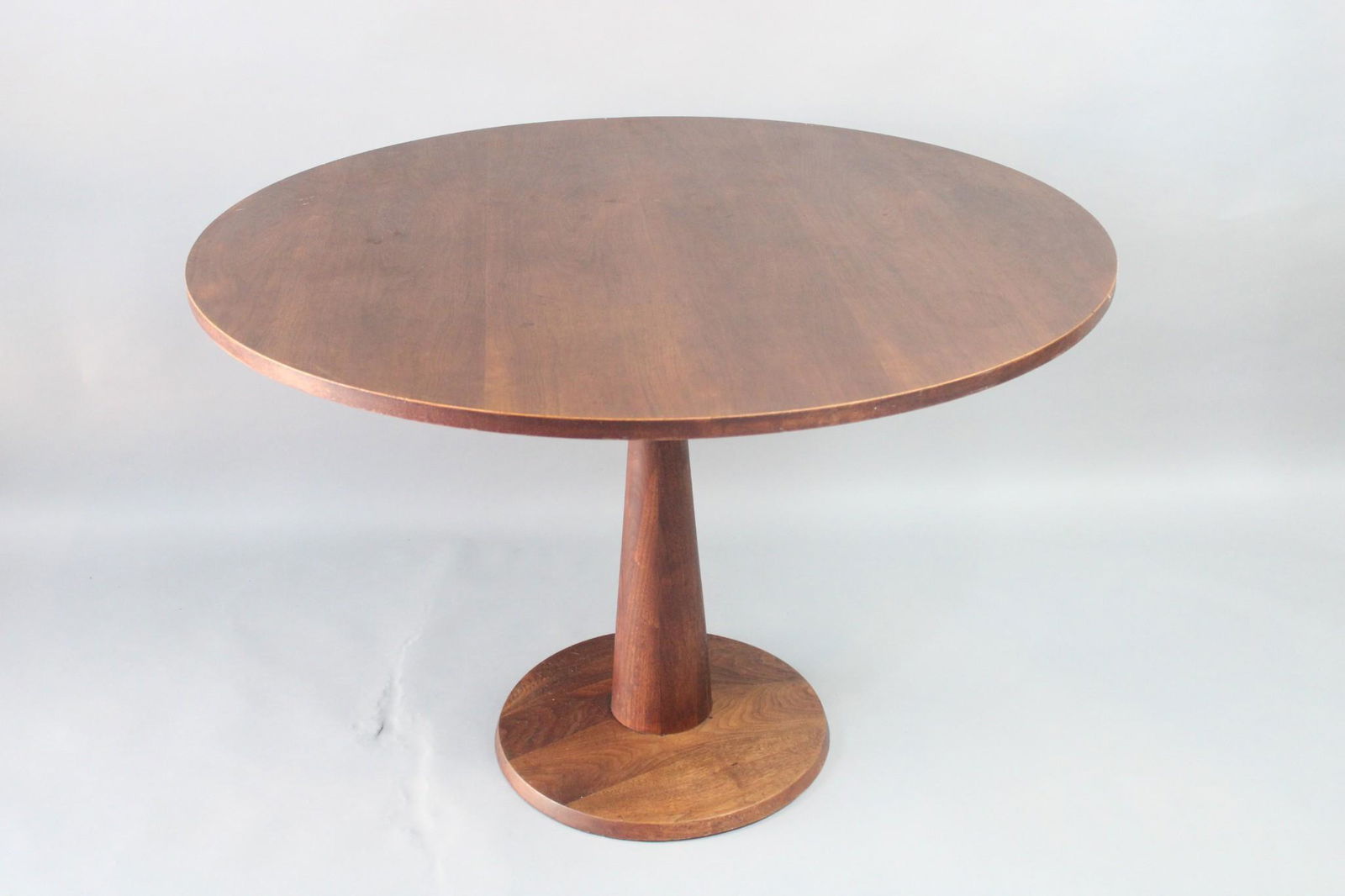 Mid Century Modern Round Dining Table Hourglass Pedestal Base (1 of 8)