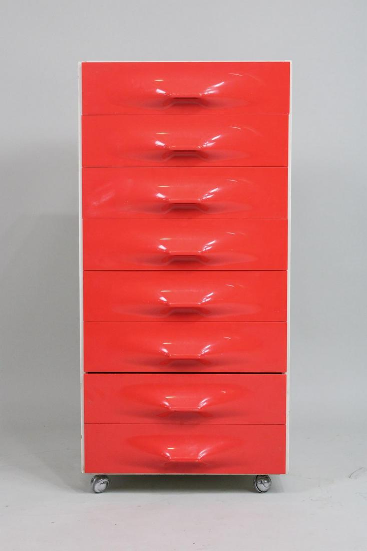 Raymond Loewy Red DF 2000 Valet Cabinet (1 of 20)