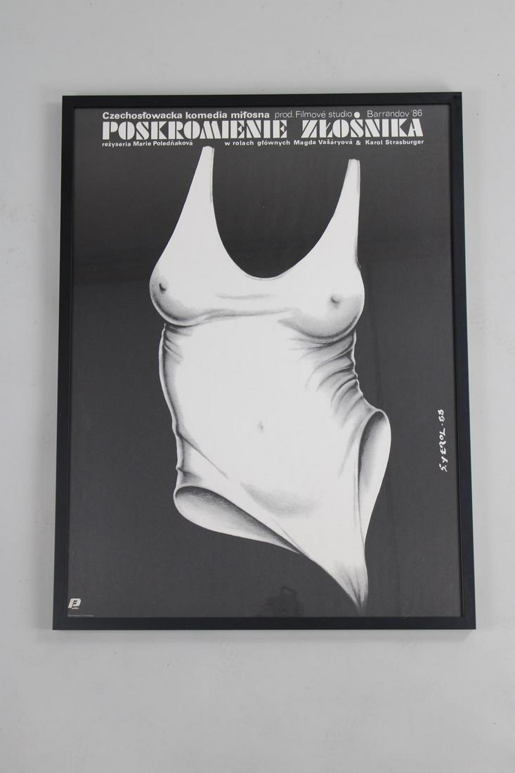 Jakub Erol Taming of the Shrew 1988 Polish Movie Poster Art Print, Framed (1 of 10)