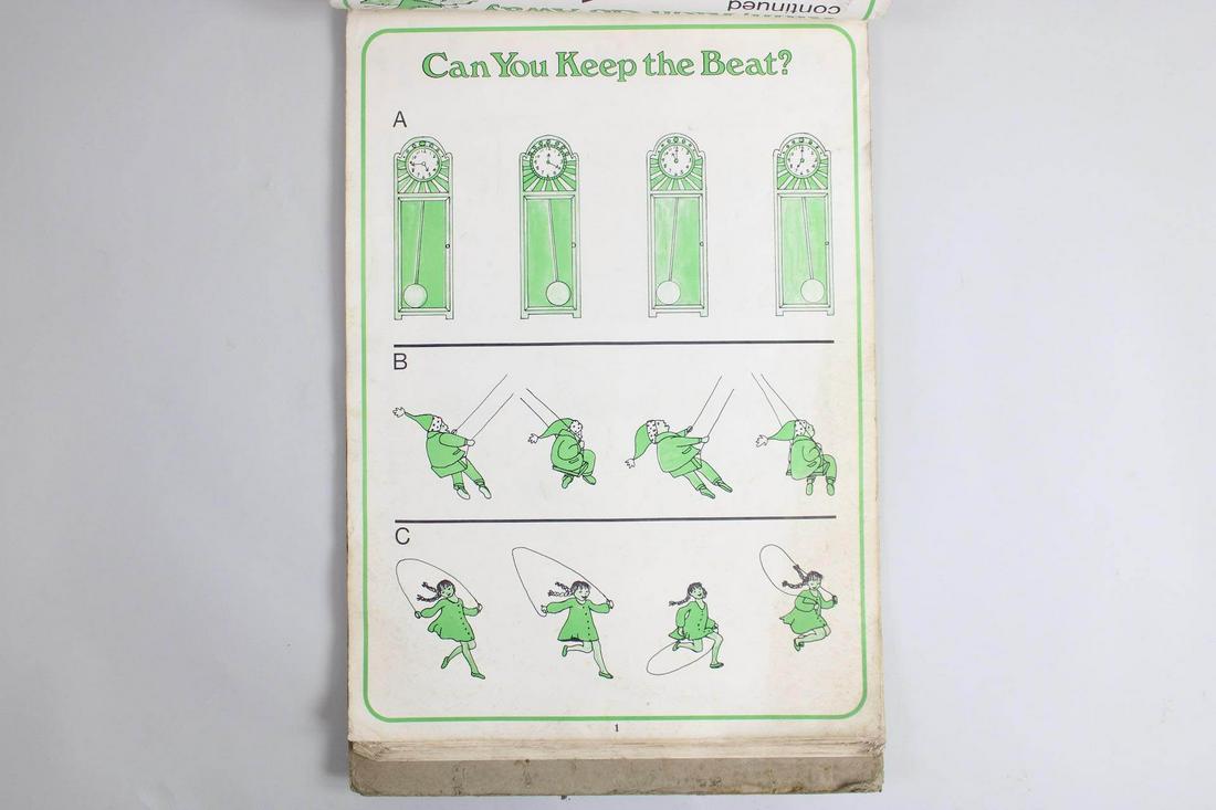 Oversized Children's Charts Booklet, Threshold to Music Eleanor Kidd 1974: Large Children's Charts Booklet, Threshold to Music Eleanor Kidd 1974. Large booklet with music educational charts for children, by Eleanor Kidd and published by Fearon Publishers, Second Edition 1974
