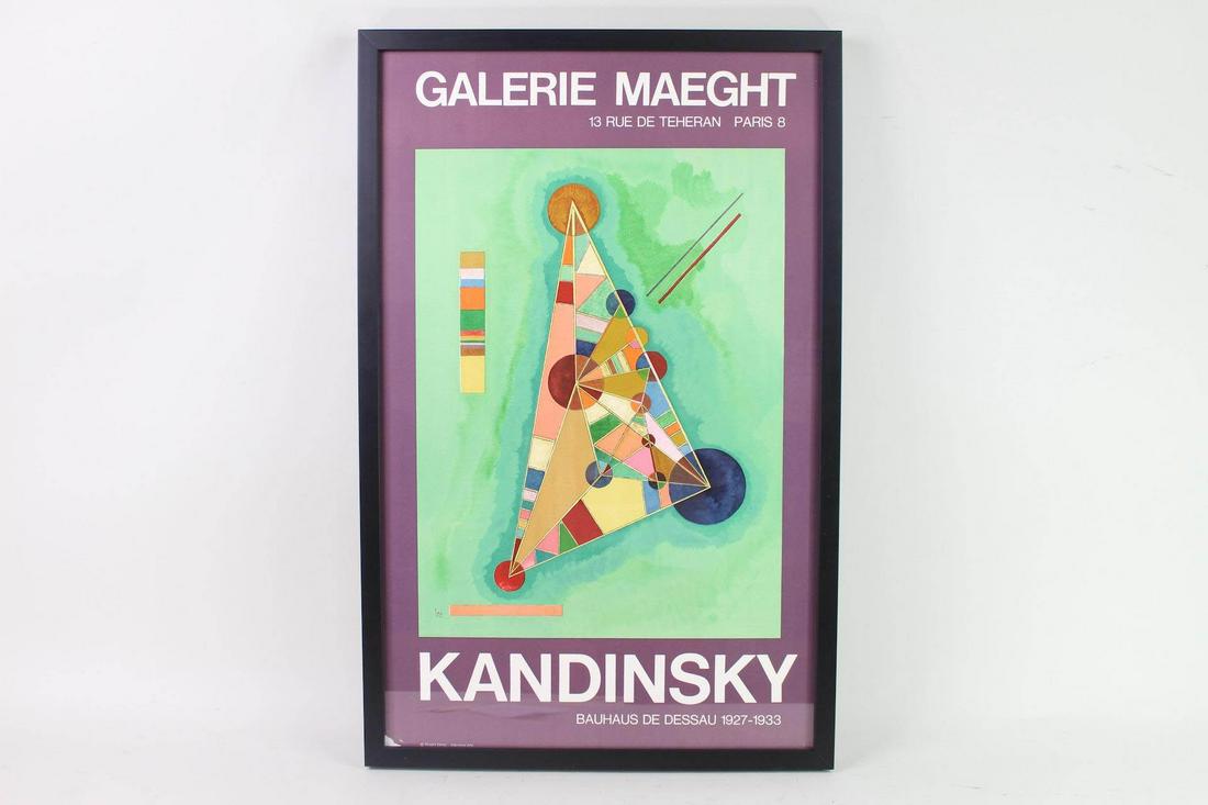 1965 Framed Wassily Kandinsky Galerie Maeght Poster (1 of 8)