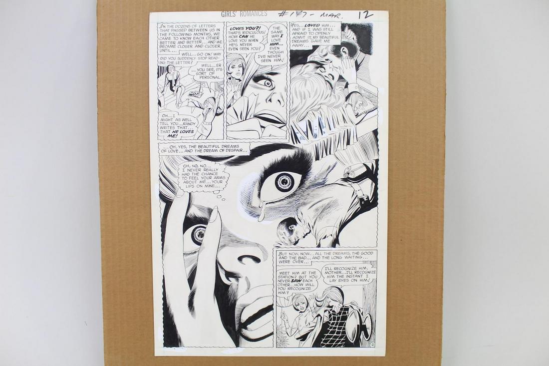 Mid-century Original Comic Art from Girls' Romances (1 of 10)