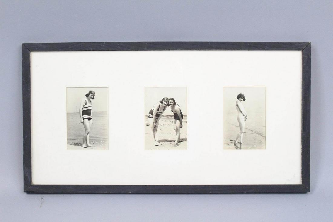 Framed 1920s Photos of Bathing Beauty Women at the Beach (1 of 11)
