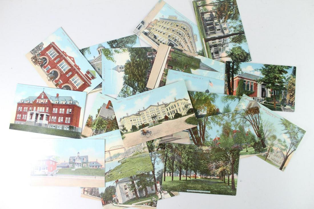 Lot of 21 Vintage Kingston NY Unused Postcards (1 of 12)