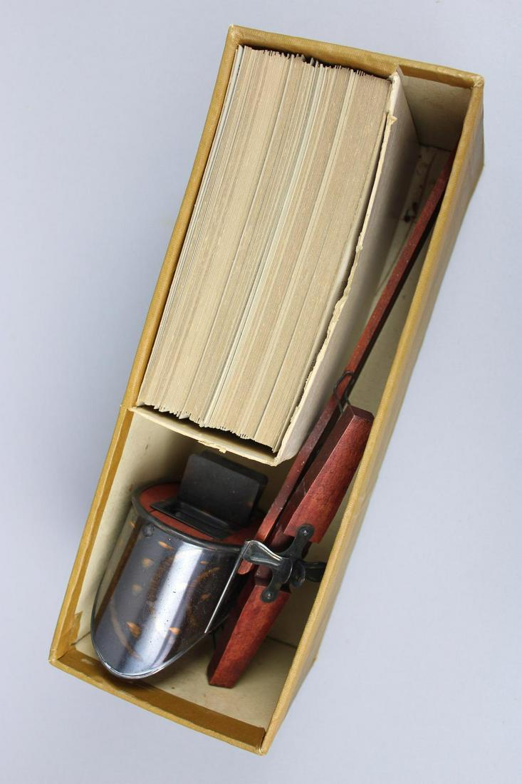 Stereoview Set & Viewer Skin Clinic by S.I. Rainforth, 1918; 132 Colorized Stereoviews (1 of 13)