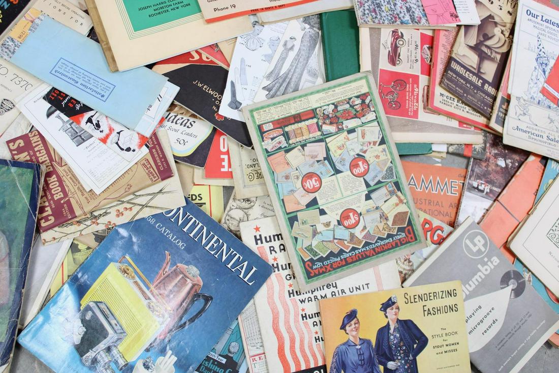 Lot of 71 Mid 20th C American Catalogs, Booklets (1 of 15)