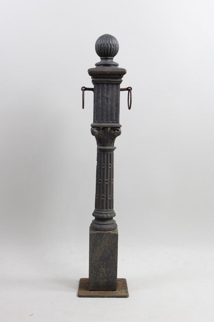 Antique Cast Iron Neoclassical Column Hitching Post (1 of 10)