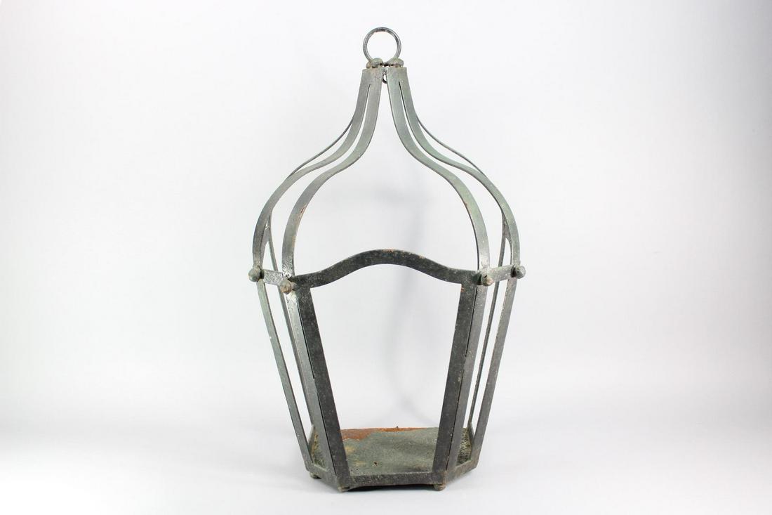 Antique Wrought Iron Wall Candle Holder Lantern (1 of 11)