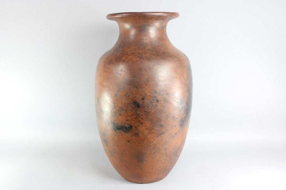 Very Large Terracotta Cocuchas Pottery Floor Vase (1 of 7)