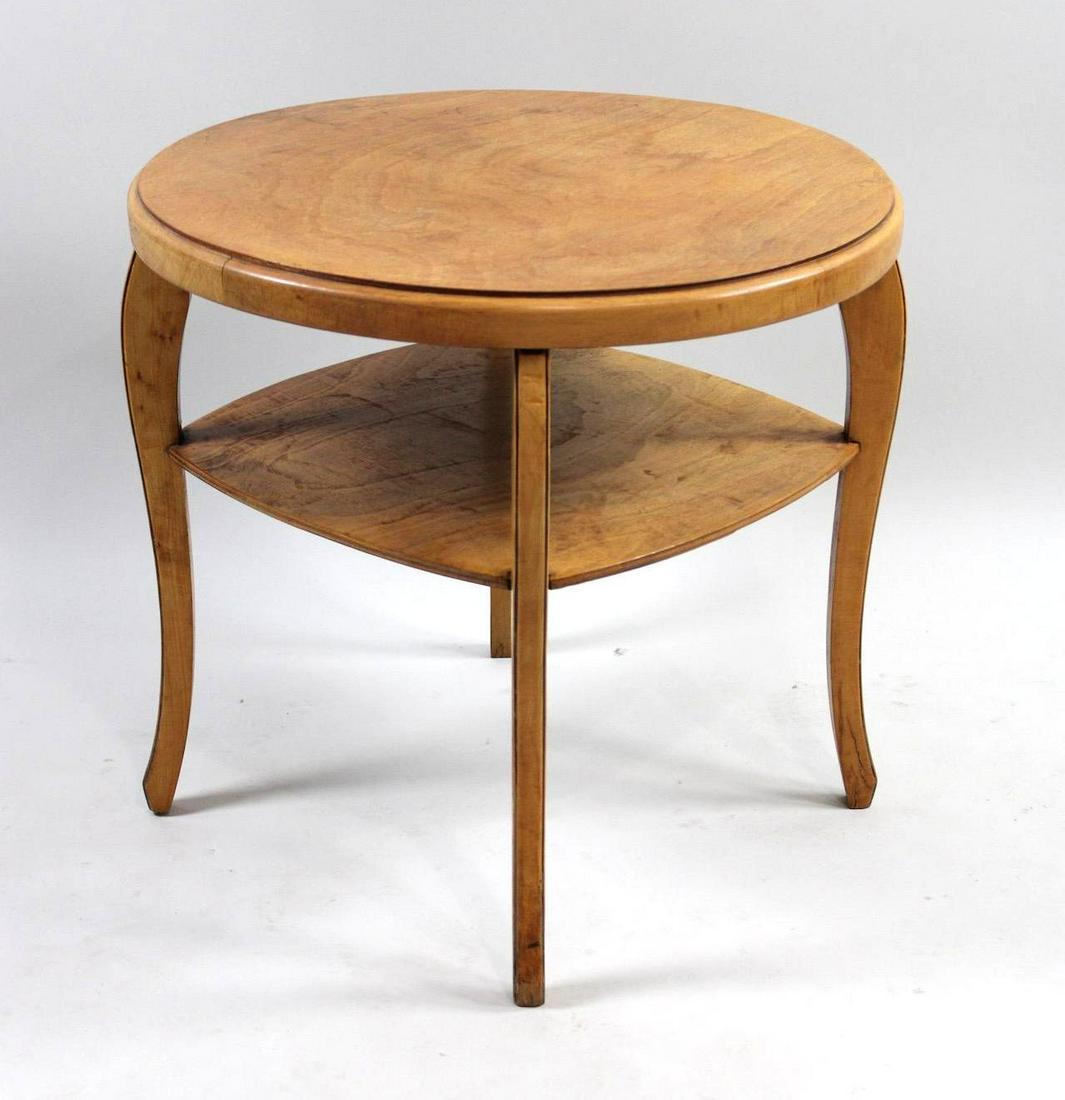 French Art Deco Circular Side Table (1 of 6)