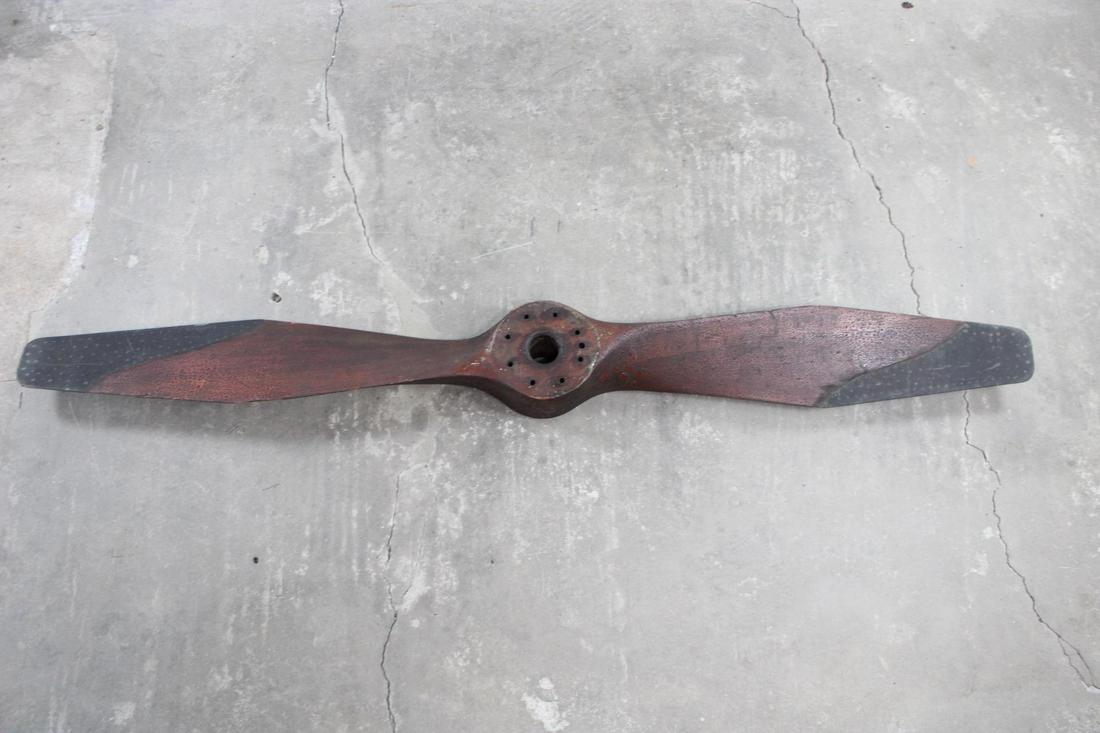 Antique 9.5 ft Curtiss Wooden Airplane Propeller (1 of 16)