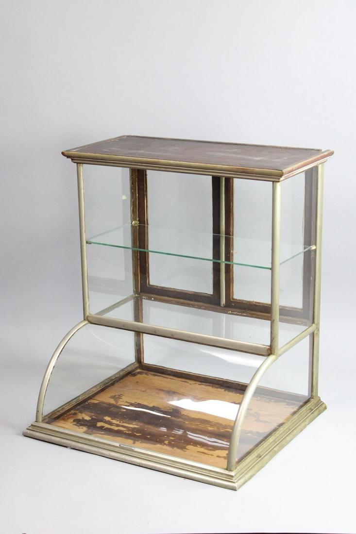 Antique Curved Humpback Store Display Showcase, Canal St. NYC (1 of 17)