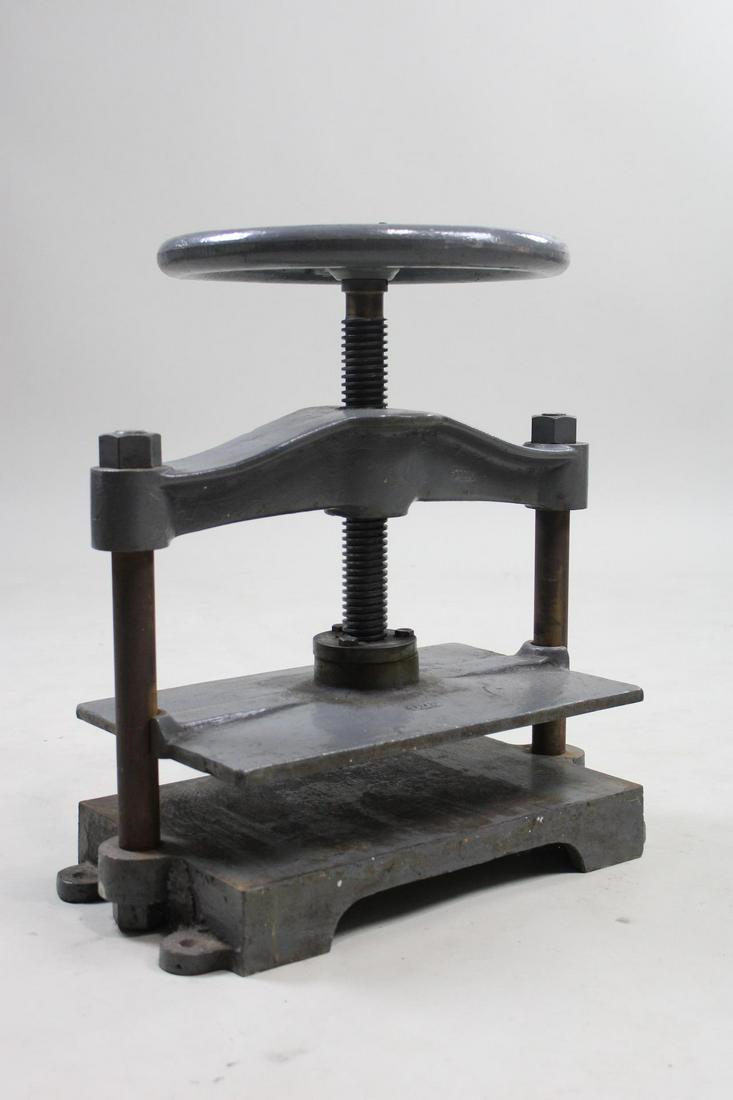 Antique Industrial Cast Iron Hickok Book Press (1 of 10)
