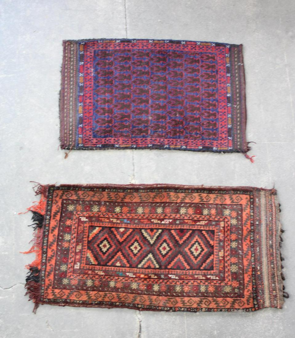 Lot of 2 Afghan Baluch Balisht Bags; Pillow Covers or Rugs (1 of 17)