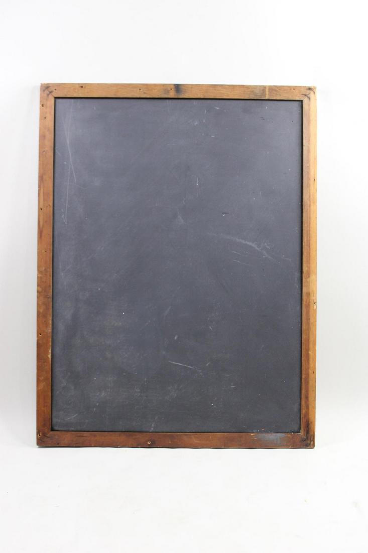 Large Slate Chalkboard w/Wood Frame (1 of 7)