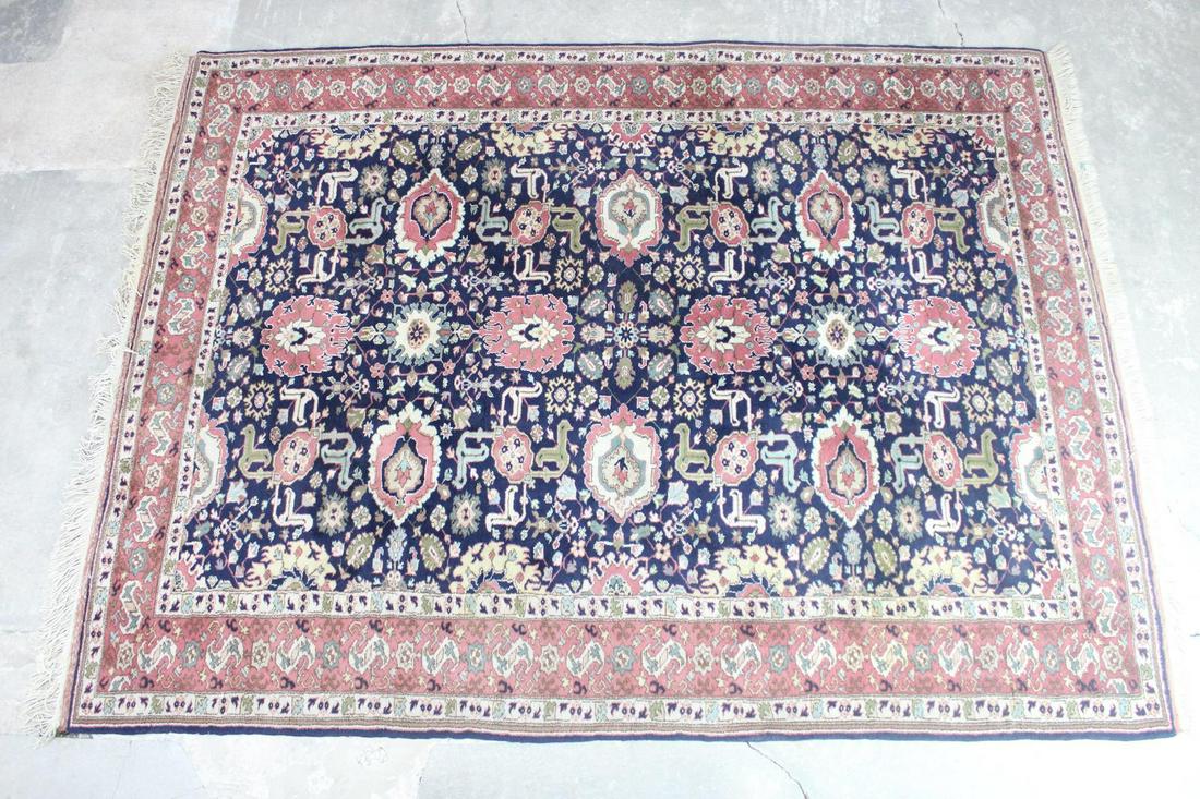 10 Ft. Blue and Red Area Rug (1 of 8)