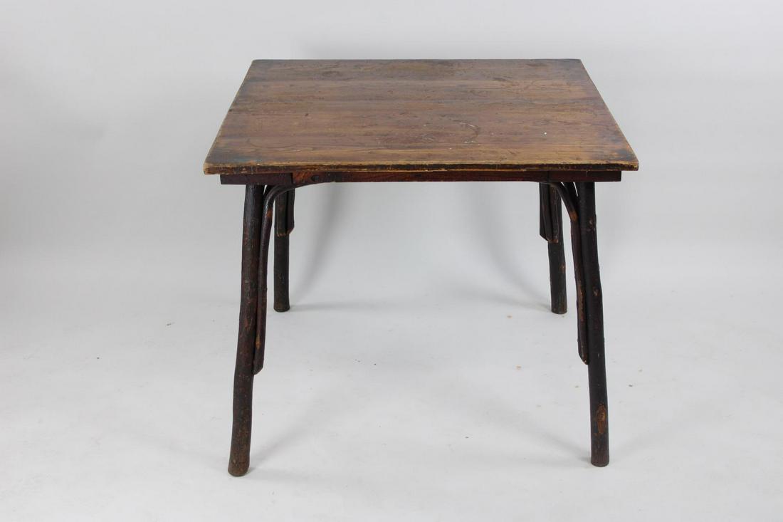 Primitive Old Hickory Style Dining Table (1 of 12)