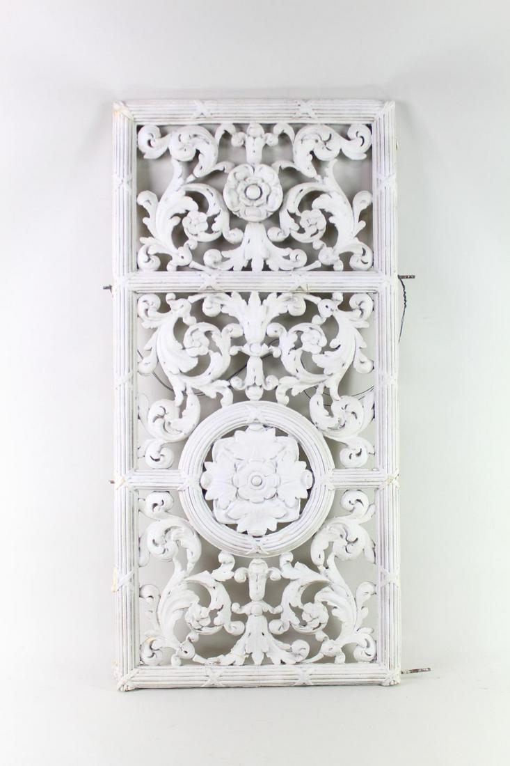 Architectural Victorian Floral Window Grate (1 of 18)
