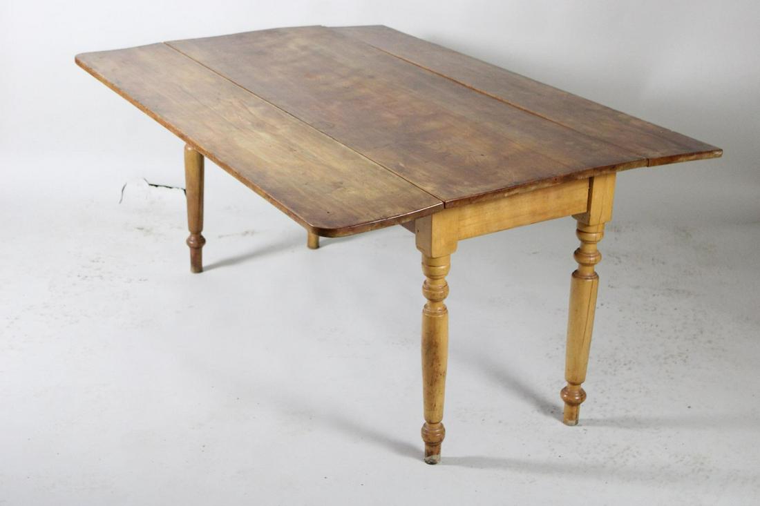 Antique 5-ft Wooden Dropleaf Farm Table (1 of 13)