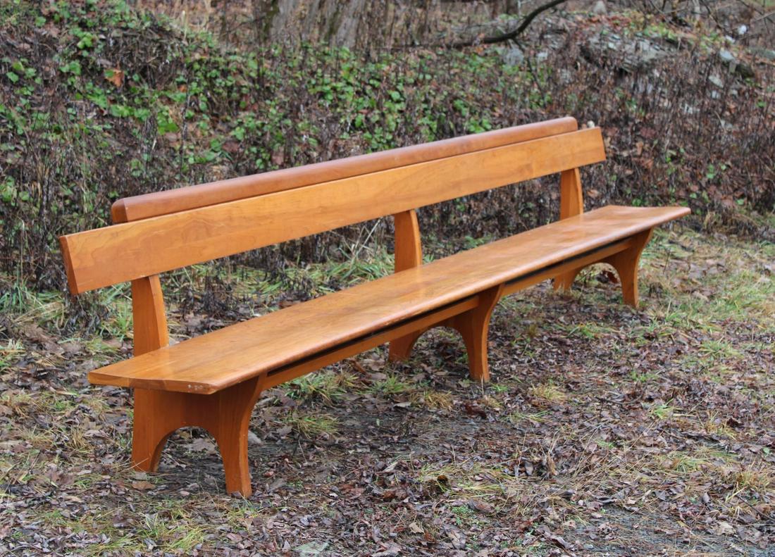 12 Ft Long Modern Church Style Bench, 1 of 2 (1 of 17)