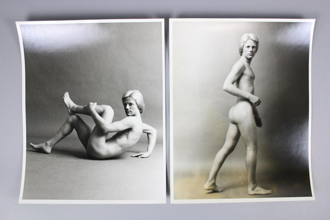 Kenn Duncan Photographs; Blonde Men Including Nudes: Kenn Duncan American Photographer 1928 -1986. Lot of 13 Kenn Duncan B&W Photographs; Blonde Men Including Nudes. These photos are undated but are from 1968-1983. Quantity: 13 Size 14 x 8.75 in & 14 x1