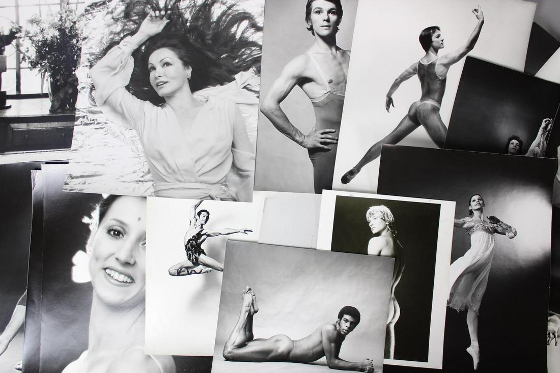 Jack Mitchell Photographs; Male & Female Dancers: Jack Mitchell, American Photographer 1925 - 2013. Jack Mitchell, American photographer, 1925 - 2013. Lot of 32 photographs of male (some nude) and female dancers. Some of the photographs are dated fro