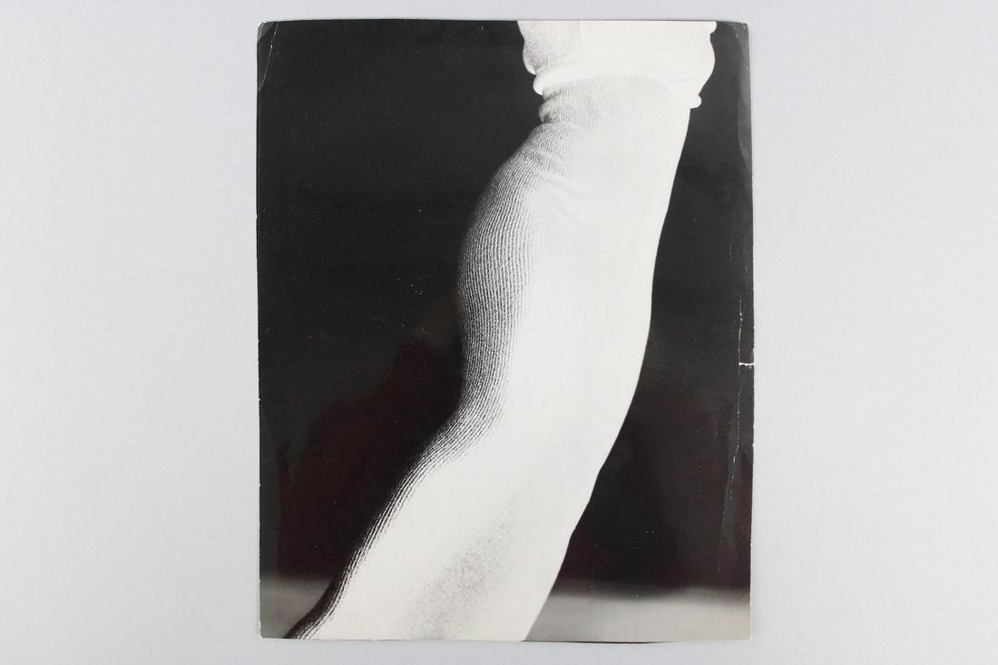 Barbara Morgan Photograph; Martha Graham Modern Dance "Ekstasis": Barbara Morgan (American, 1900-1992). Single B&W photo of Martha Graham's torso. Stamped on the back Barbara Morgan 1966. This photo is from the archive of Dance Magazine. Quantity: 1 Size 11 x 8.75 i