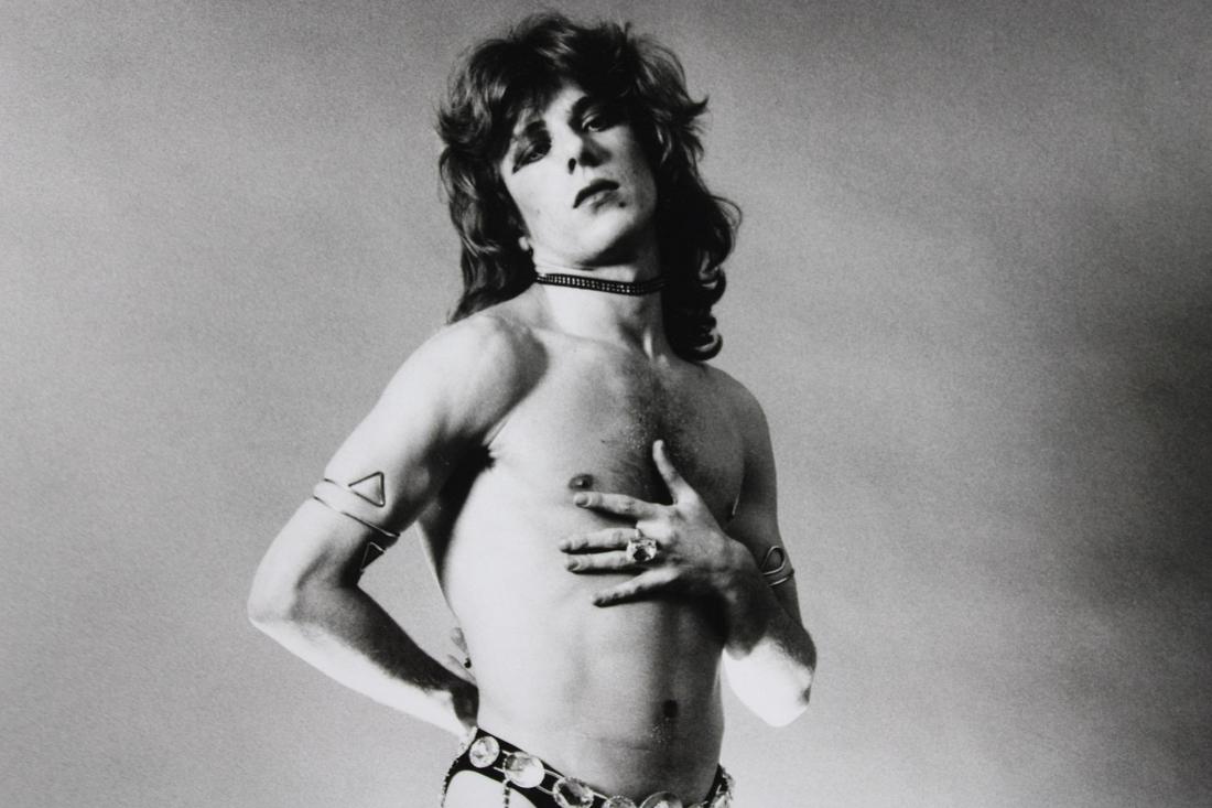 Zachary Freyman Photograph; Glam Rocker Gene Harlot 1970s: Zachary Freyman Photograph; Glam Rocker Gene Harlot of the glam rock back, The Harlots of 42nd St. Undated but likely from the early 1970s From the archive of After Dark Magazine. Quantity: 1 Size 14 