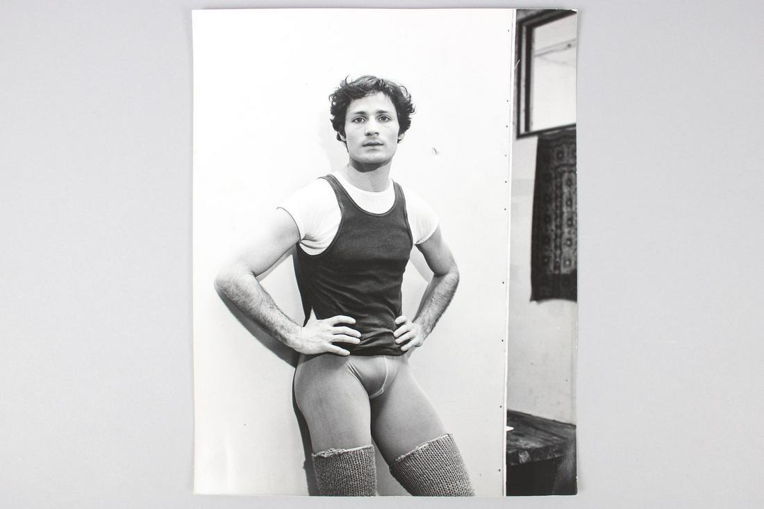 Jack Mitchell Photographs; Choreographer Lar Lubovitch: Jack Mitchell, American Photographer 1925- 2013. Lot of 3 B&W photos of Lar Lubovitch. Lar Lubovitch has nominated for an Emmy, Tony, and Grammy award. New York Times has said he is 'one of the ten be