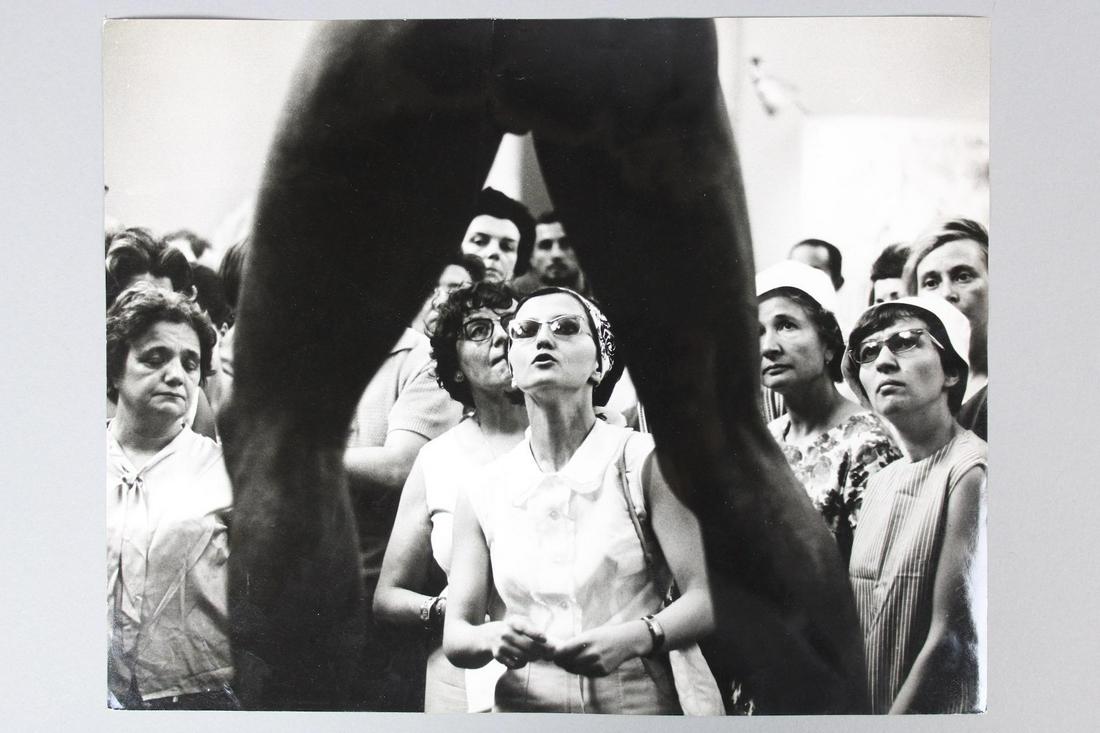 Jurgen Vollmer Photograph; Musee Athene for After Dark Magazine: Jurgen Vollmer Photograph German Photographer b.1939. Single B&W photo of performance at the Musee Athene. Published in After Dark magazine in 1974. From the archive of After Dark Magazine. Quantity: