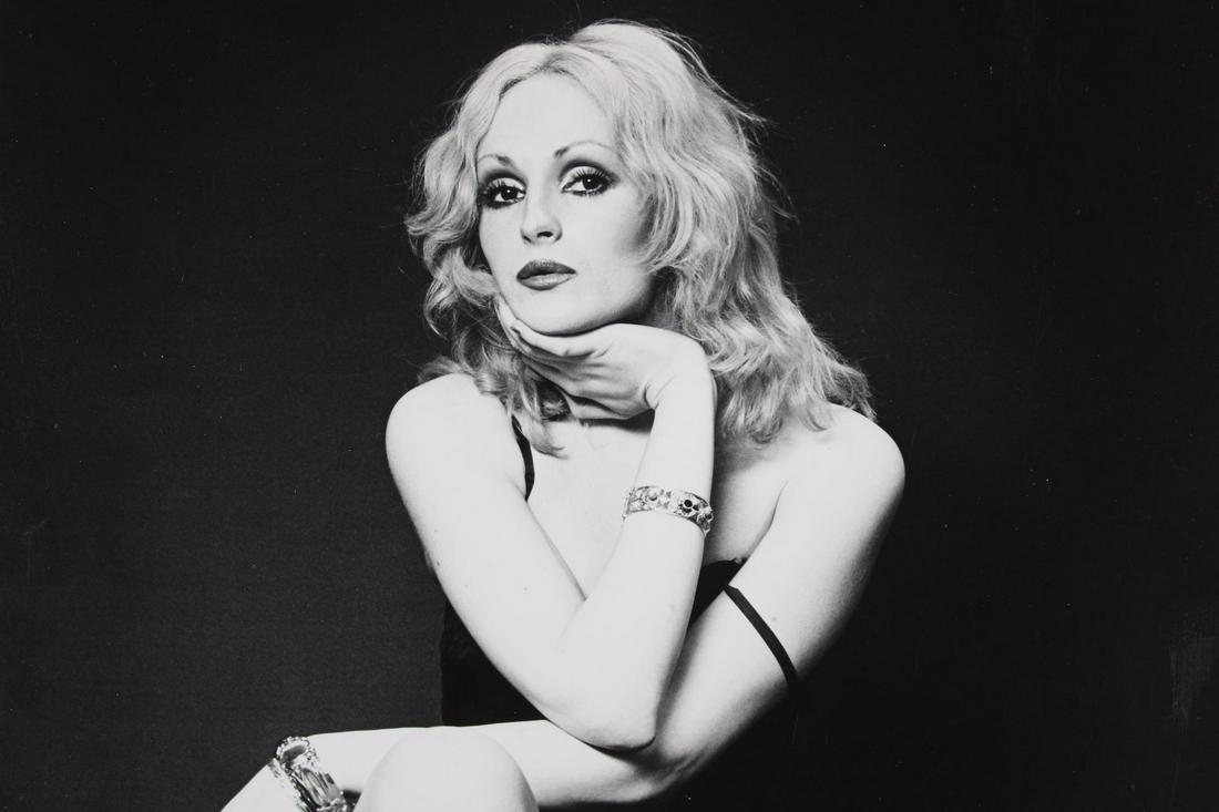 Jack Mitchell Photograph; Warhol Superstar Candy Darling for After Dark Magazine: Jack Mitchell, American Photographer 1925- 2013. Single B&W photo of Warhol superstar and transgender icon Candy Darling. Used as the cover of After Dark Magazine in 1972 and from the archive of After