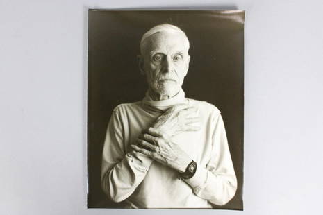 Timothy Greenfield-Sanders Photograph; Writer Edwin Denby: This is a single photograph of Edwin Denby the notable dance critic. It was shot by Timothy Greenfield-Sanders in 1983. Quantity: 1 Size 11 x 14 in Photographer: Timothy Greenfield Sanders. Condition: