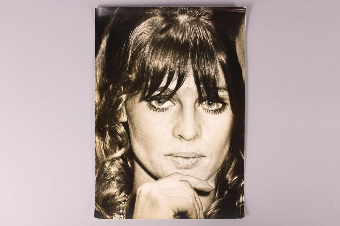 Ron Galella Photograph; Julie Chirstie: Ron Galella American Photographer 1931-2022. Single B&W photograph of Julie Christie. Undated but from 1968-1983. Quantity: 1 Size 14 x 9.75 in Photographer: Ron Galella Condition: (1 to 5) 3 Ronald E