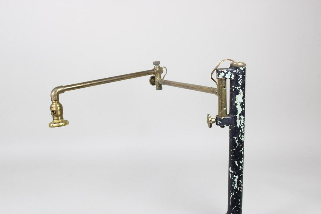 Industrial Articulated Arm Bench Mount Lamp Light (1 of 10)