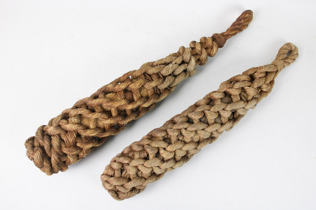 Pair of Tied Knot Boat Tenders/Bumpers Sailor Ropework (1 of 6)