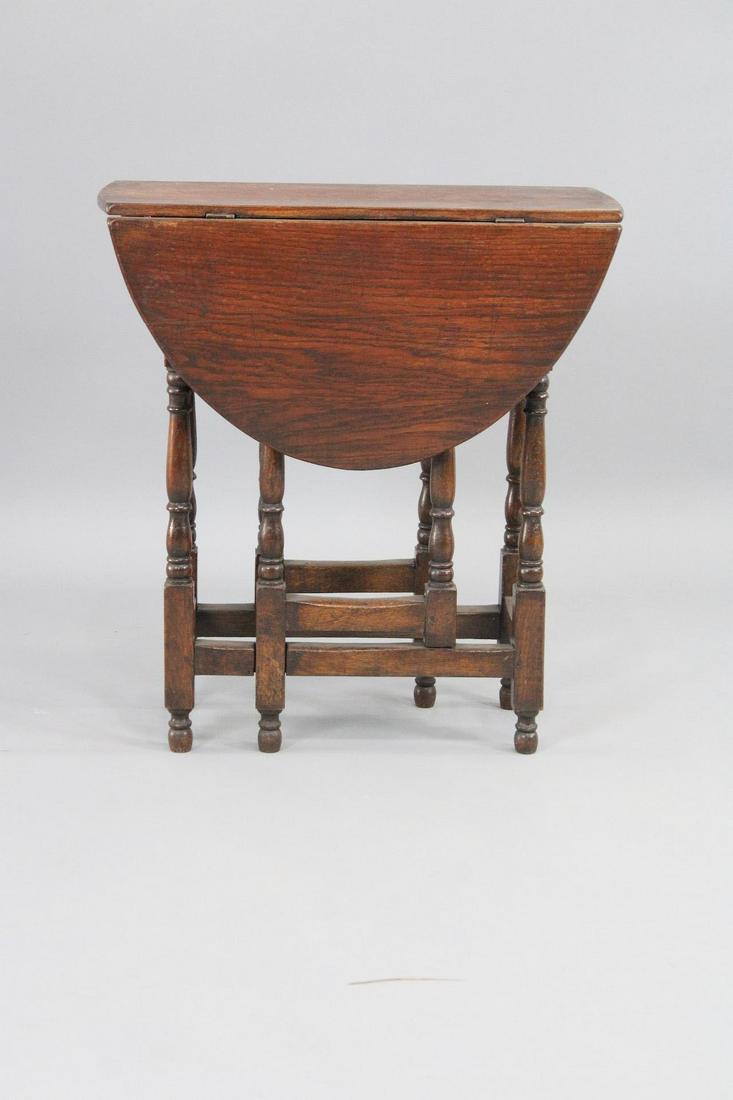 Antique Gate Leg Drop Leaf Table (1 of 9)