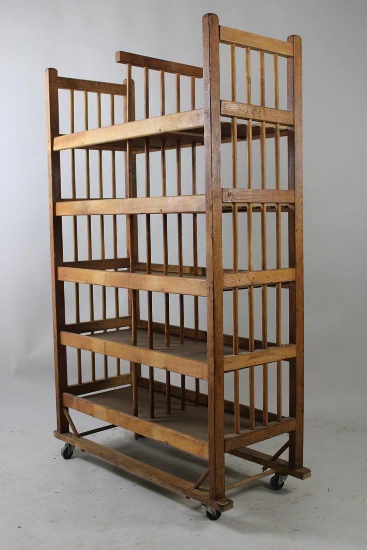 Antique wooden bakers rack for sale hot sale