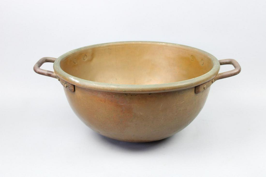 Large Copper Double Handled Chocolate Pot, Villedieu France (1 of 13)