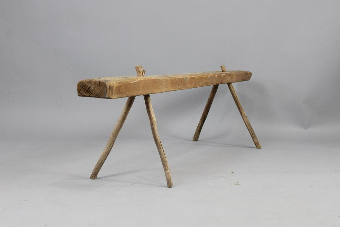 Primitive Peg Leg Bench (1 of 9)