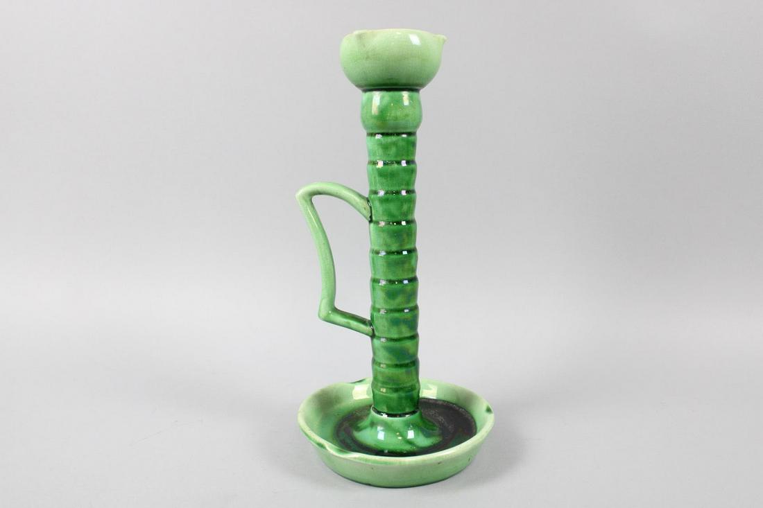 Art Nouveau Wannopee Style Art Pottery Candle Holder (1 of 8)